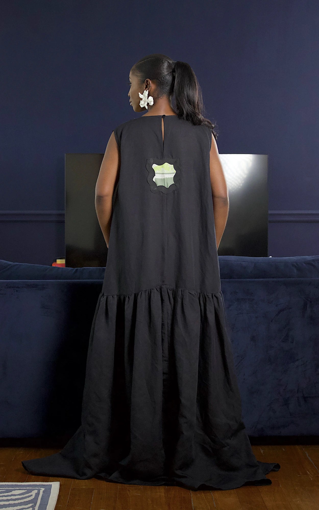 CIRQUE II MAXI DRESS BLACK