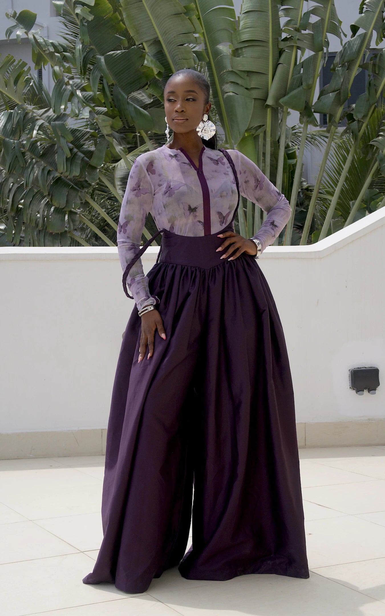 FABIAN TROUSERS PURPLE