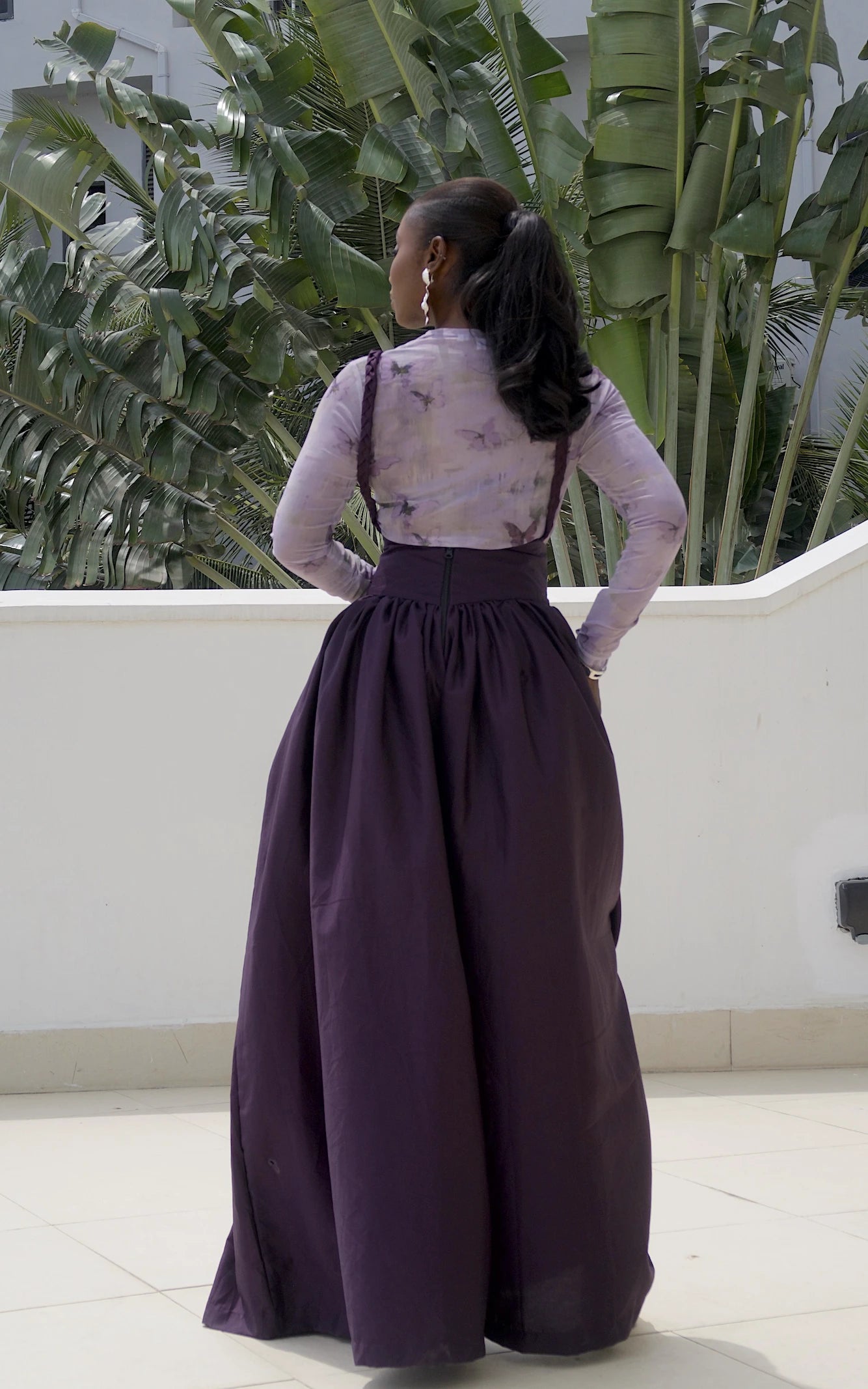 FABIAN TROUSERS PURPLE