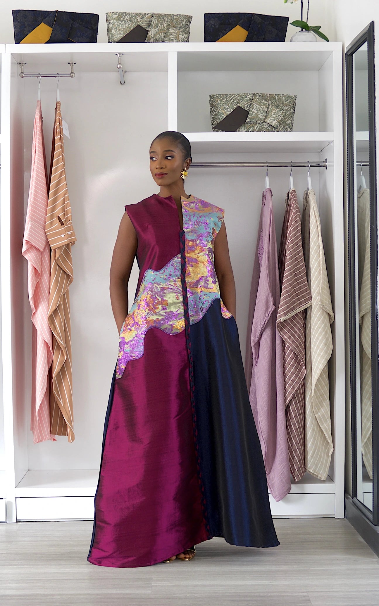 JEWEL KAFTAN NAVY