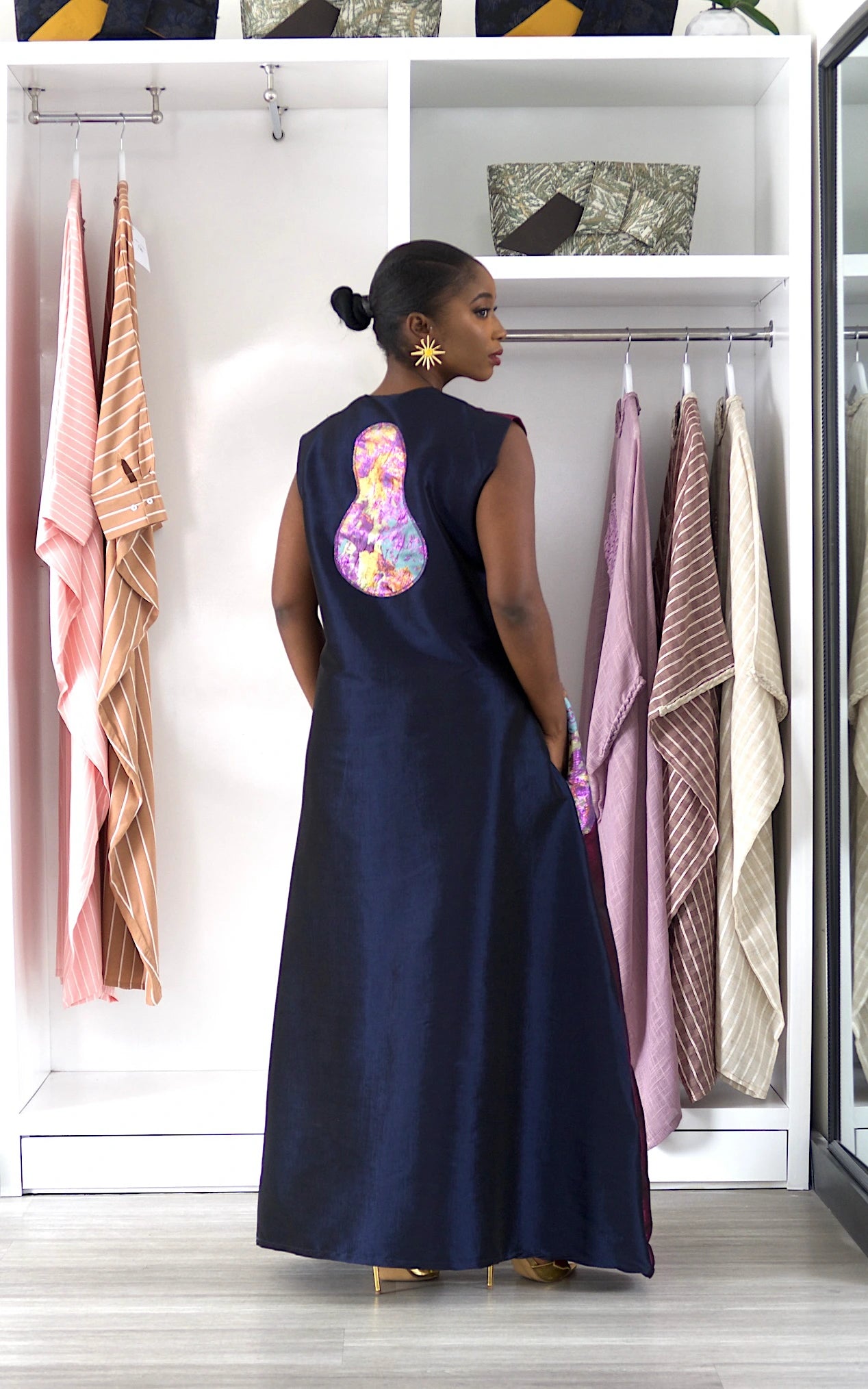 JEWEL KAFTAN NAVY