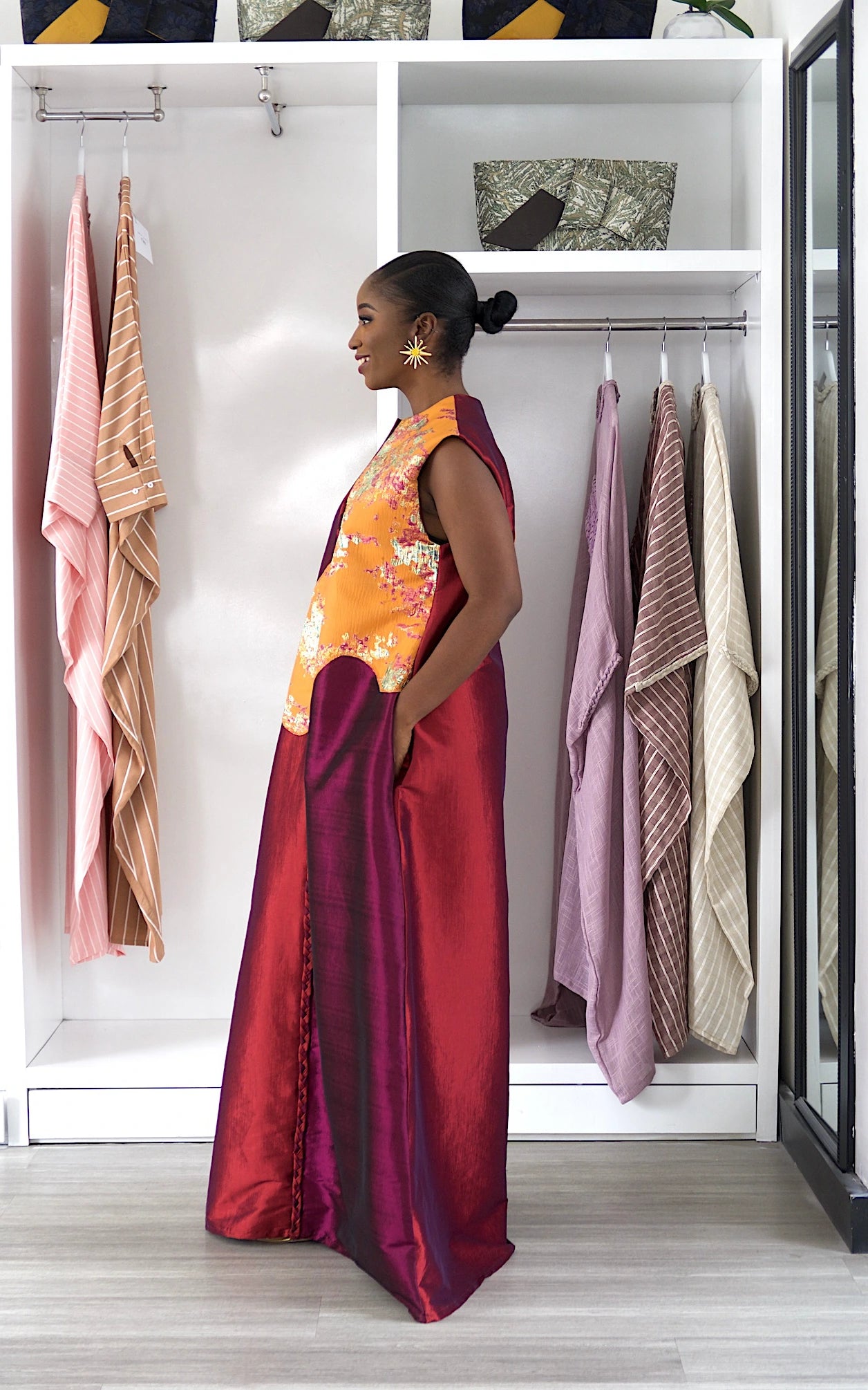 JEWEL KAFTAN WINE