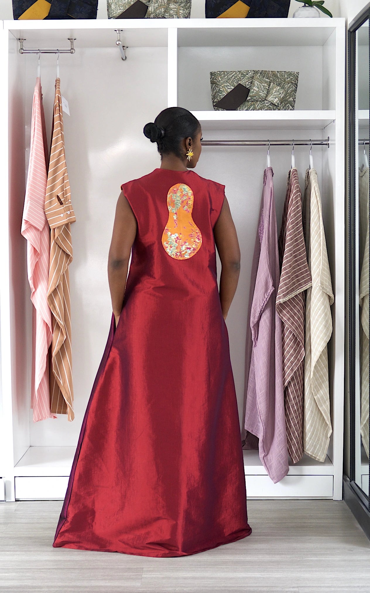 JEWEL KAFTAN WINE