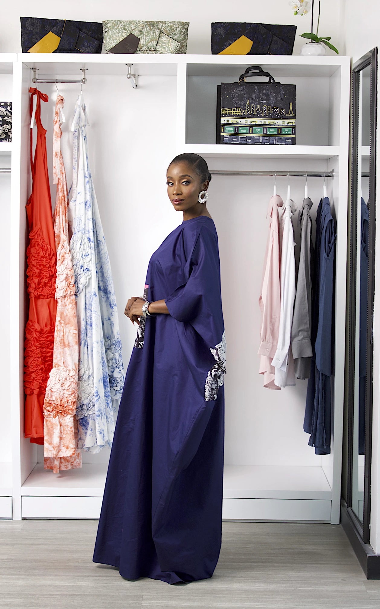 OBY KAFTAN NAVY - LONG