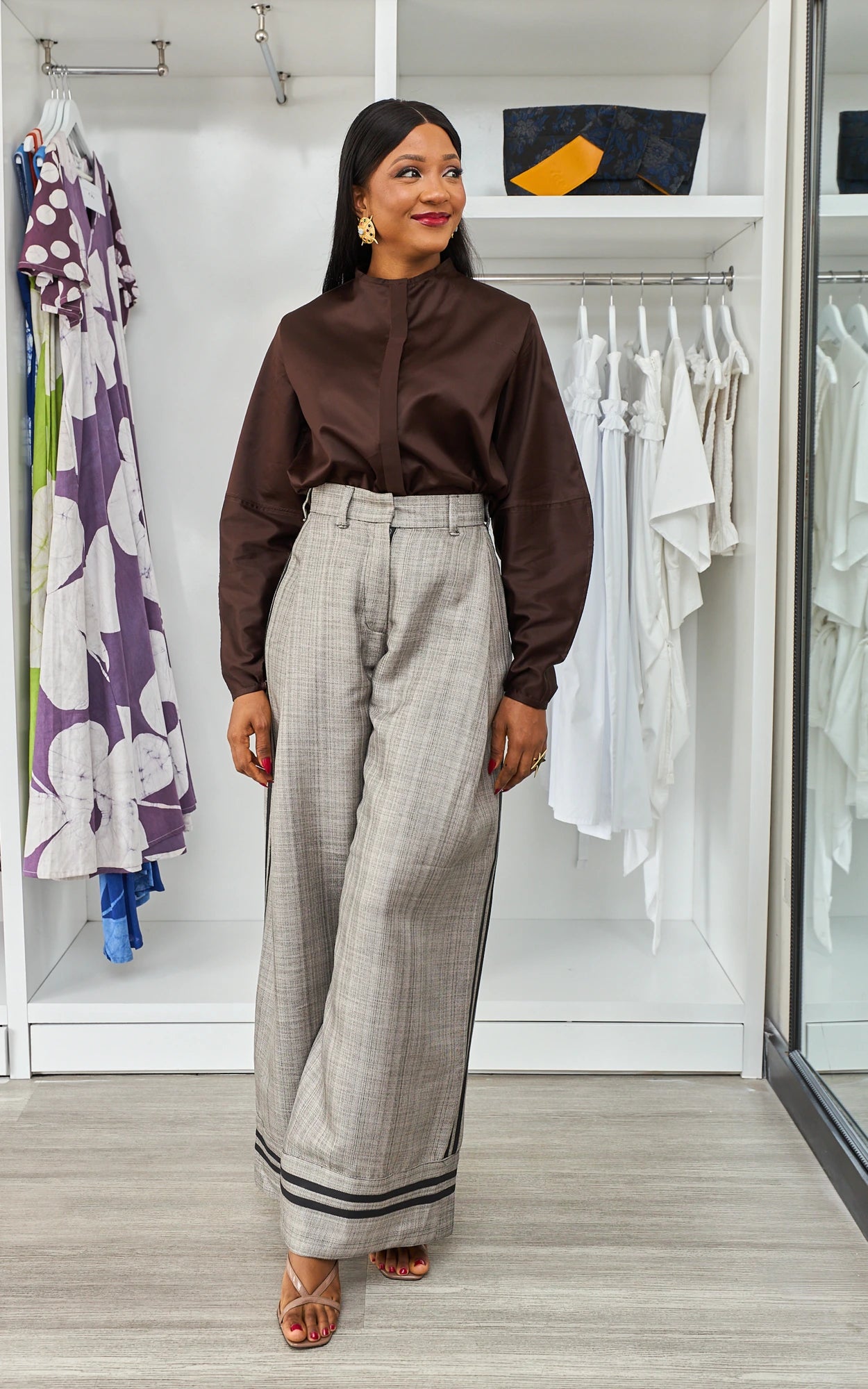 CHI-CHI TROUSERS GREY