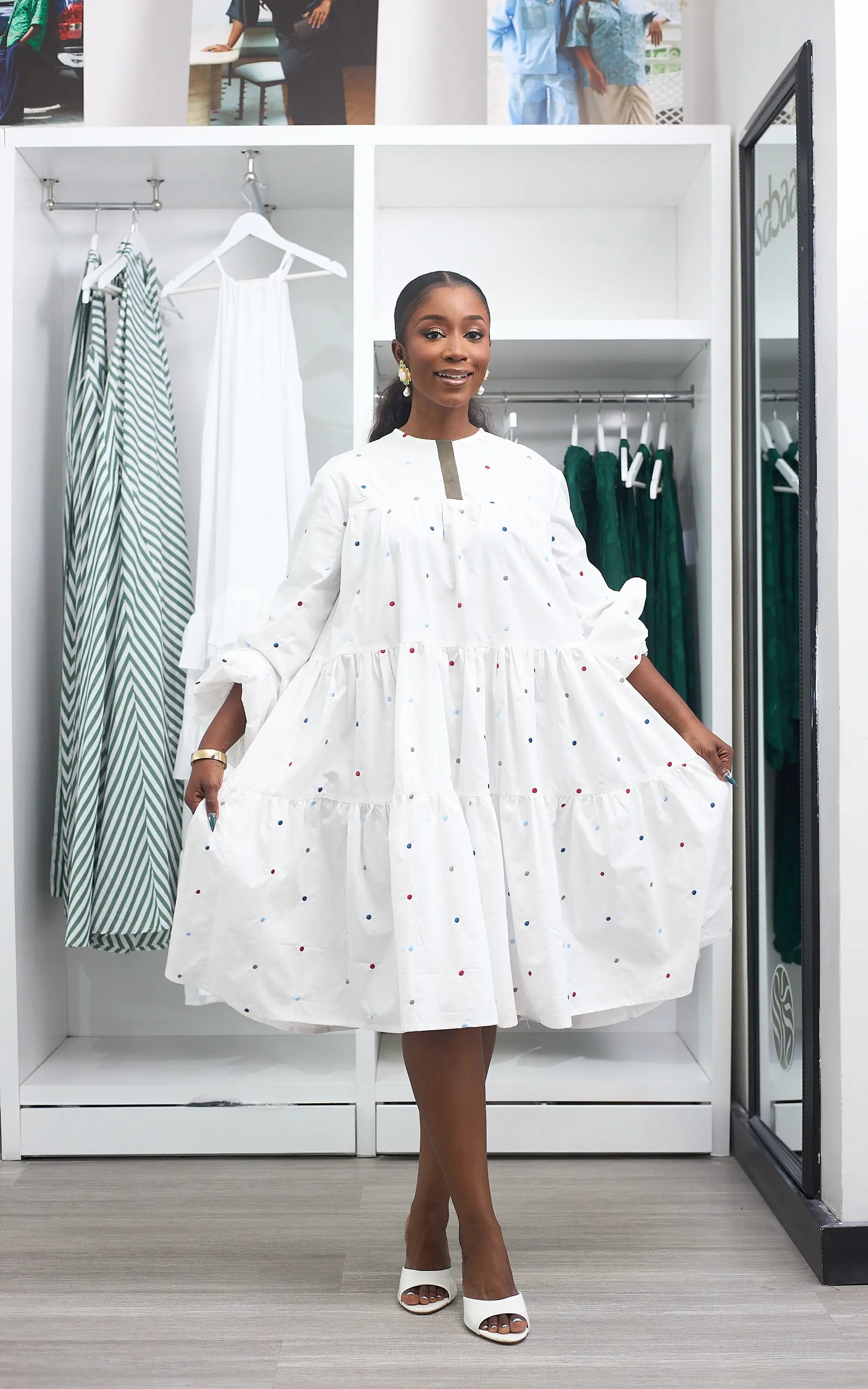 RAYA MIDI DRESS