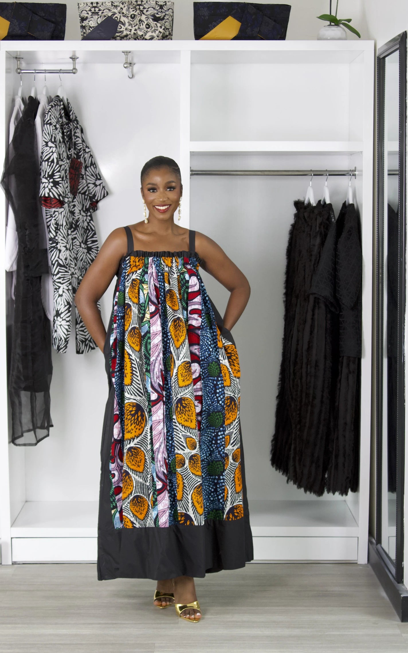 RIO MIDI DRESS