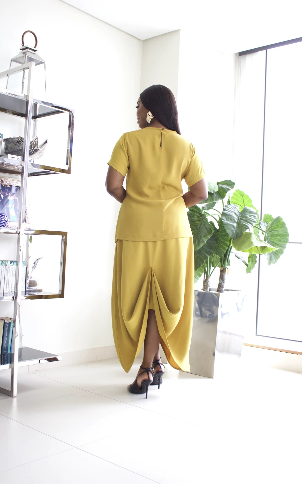 SOC SKIRT SET - MUSTARD