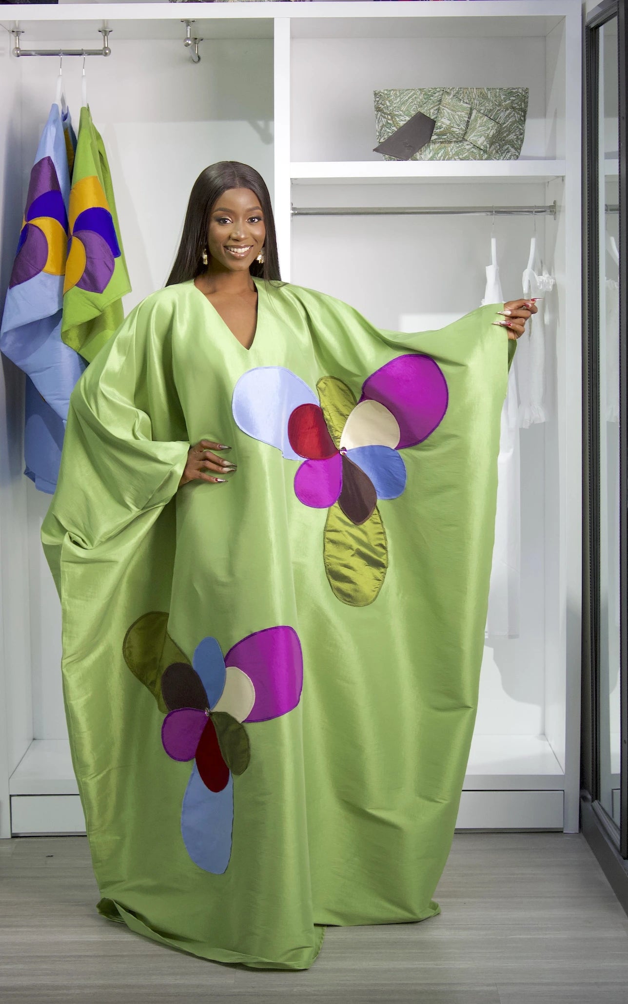 SOOKIE KAFTAN MAXI LUXE LIME