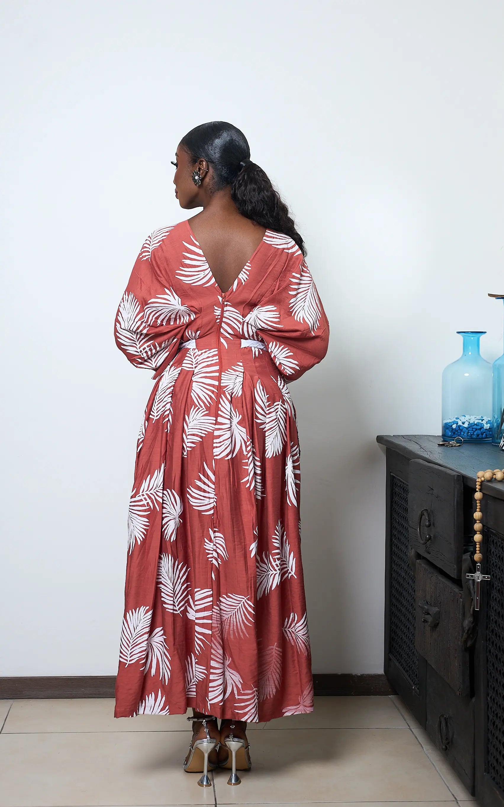 SYD DRESS TERRACOTTA