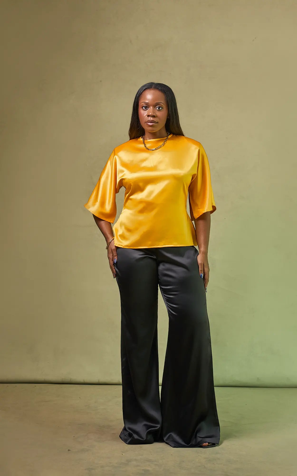 EMBER SILK BLOUSE