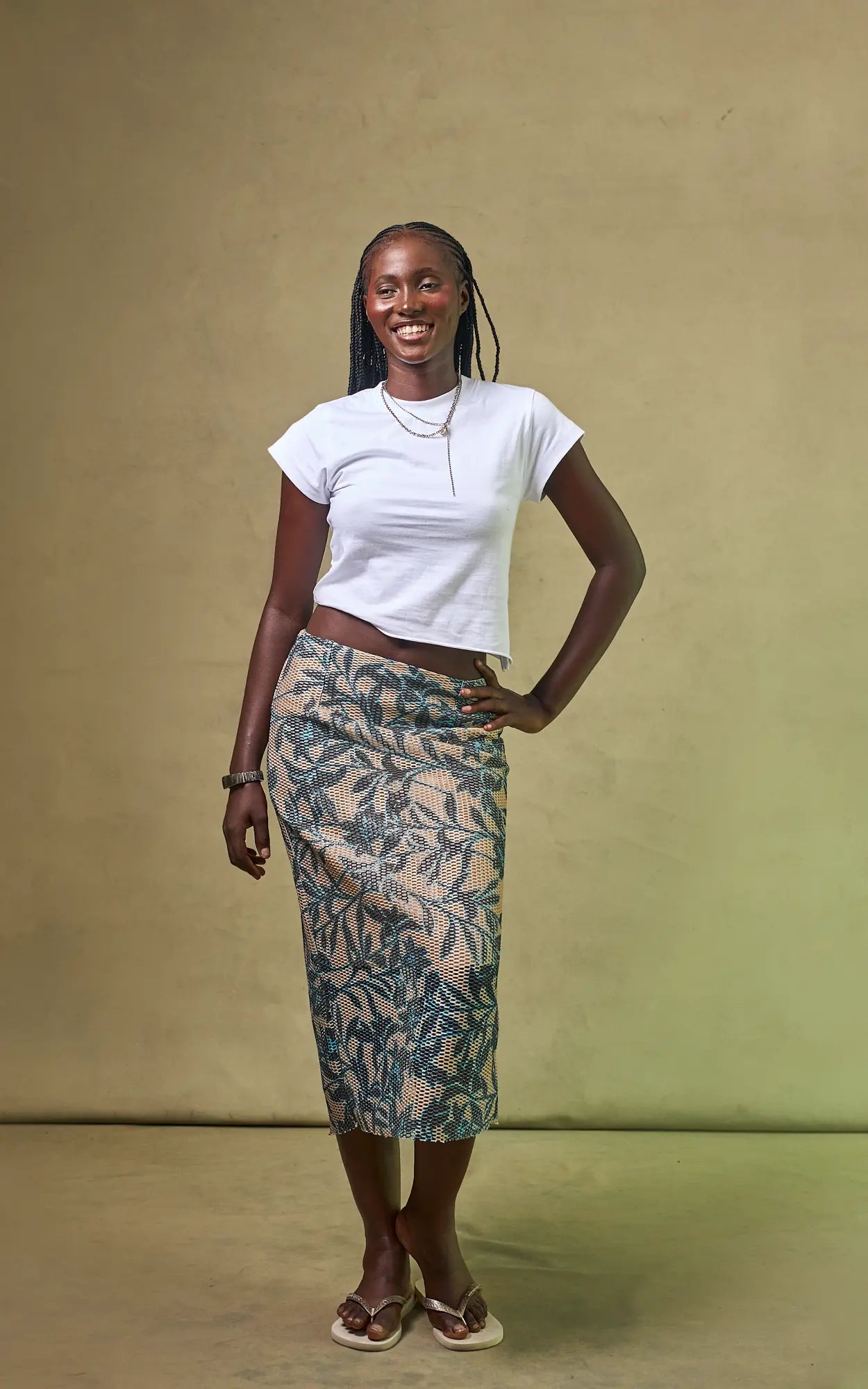 ONA MIDRISE SKIRT