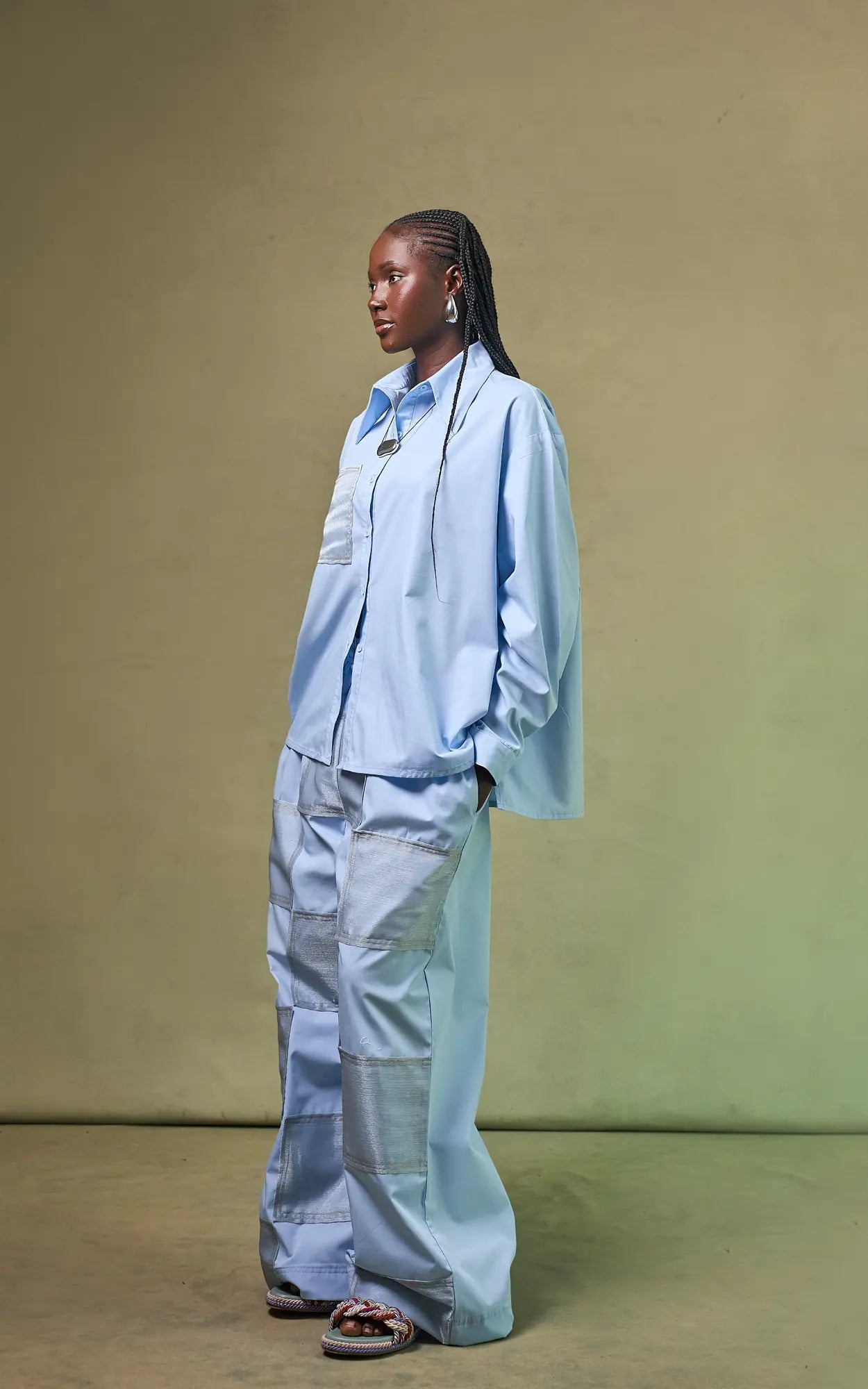 HALO PATCH WORK TROUSERS