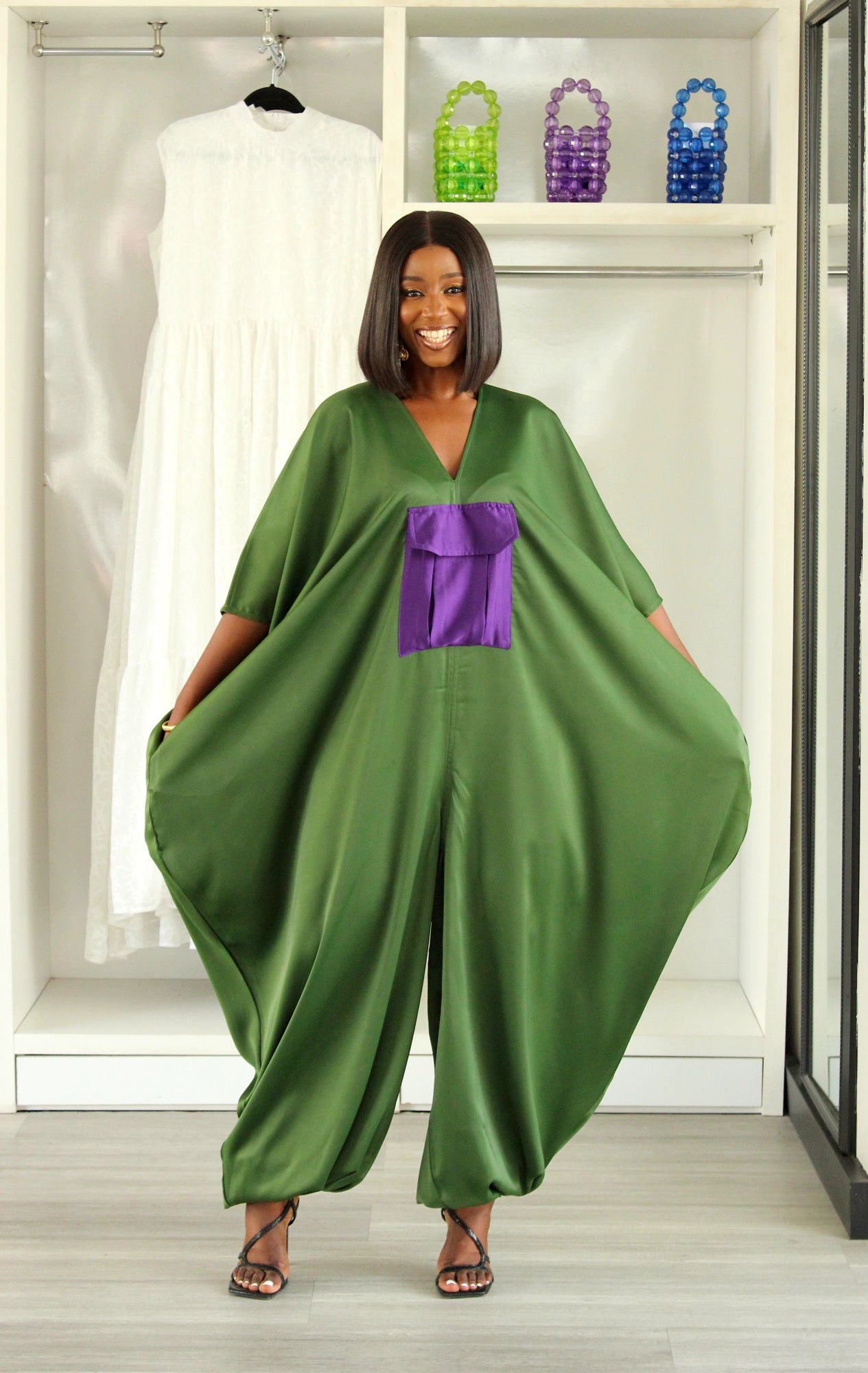 TIMI JUMPSUIT SATIN