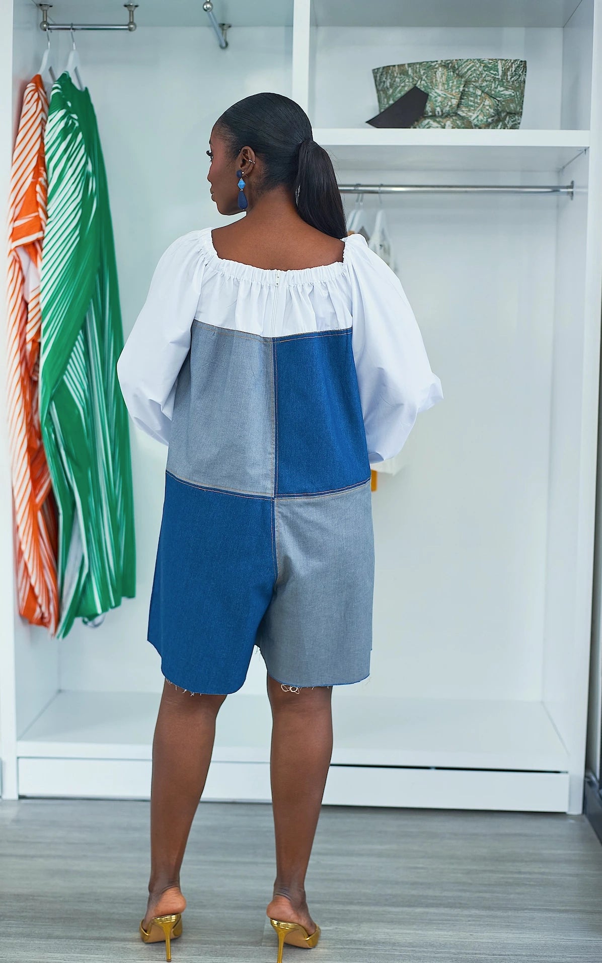 BILLE PLAYSUIT - DENIM