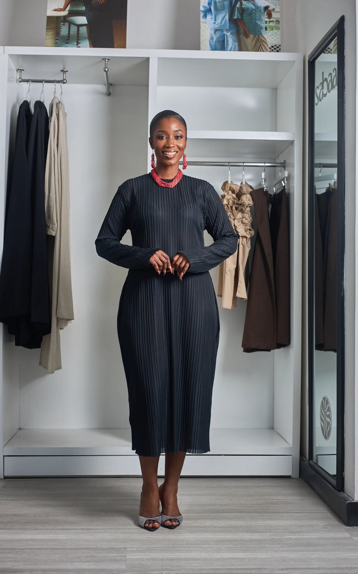 CELINE MIDI DRESS