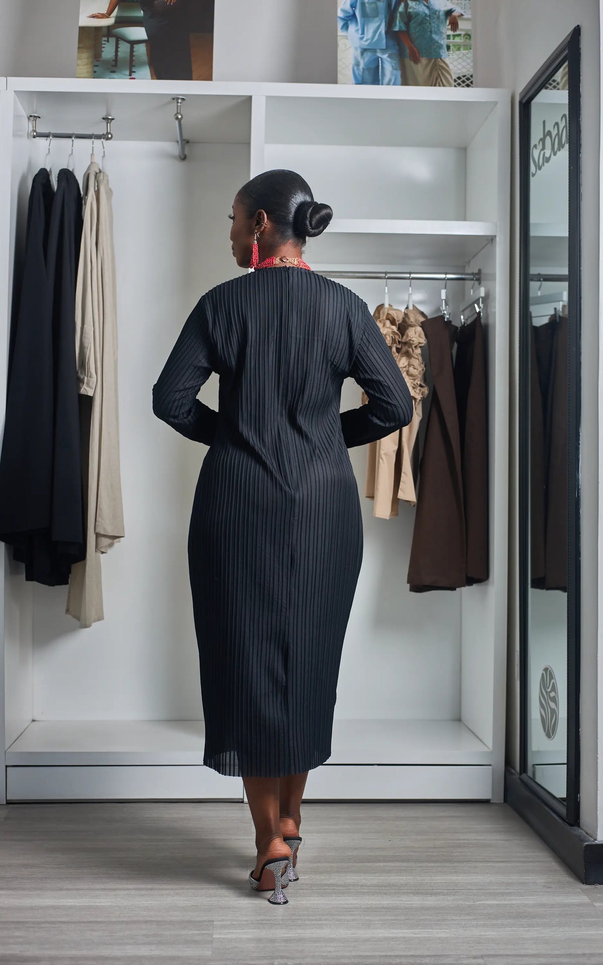 CELINE MIDI DRESS