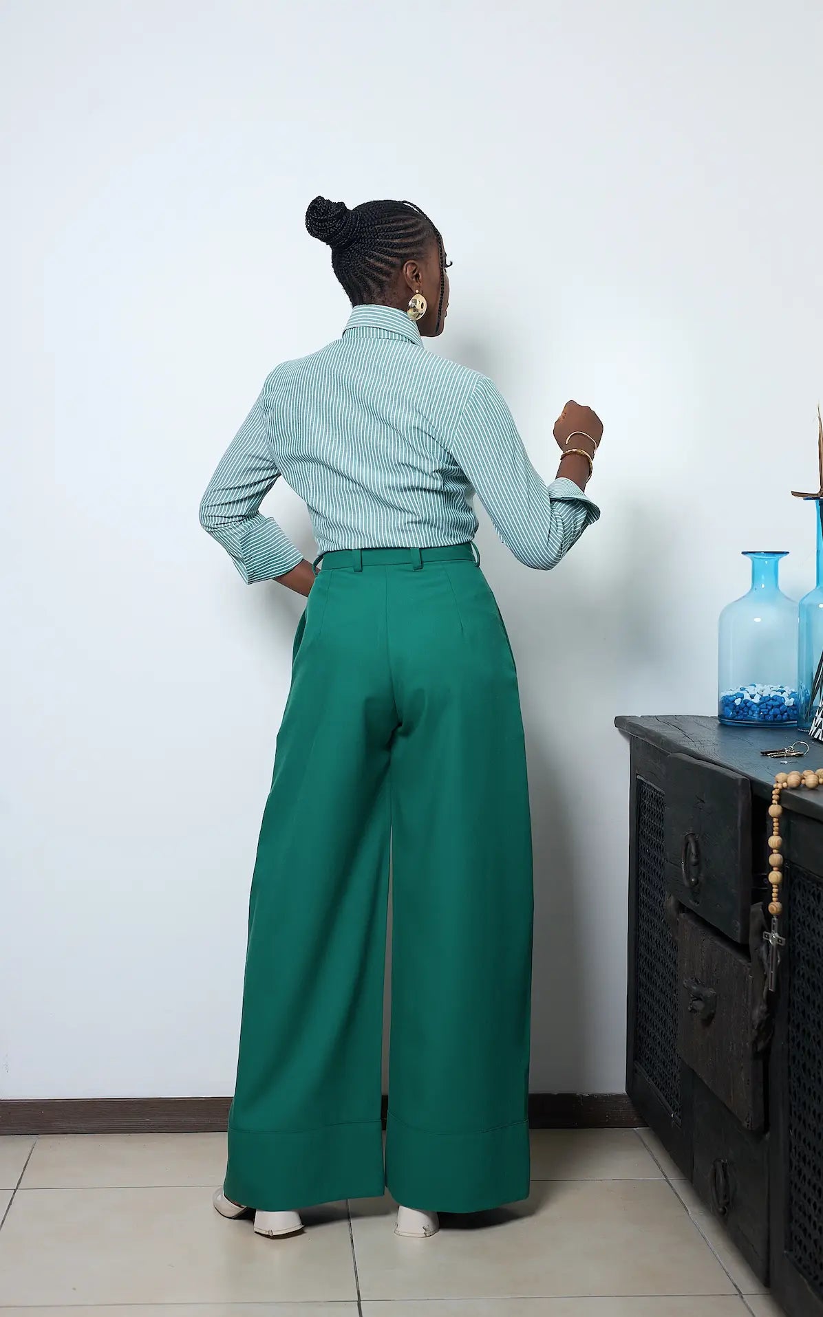 CHI CHI TROUSERS  GREEN