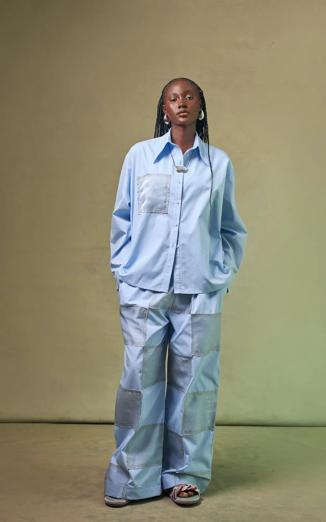 HALO PATCH WORK TROUSERS