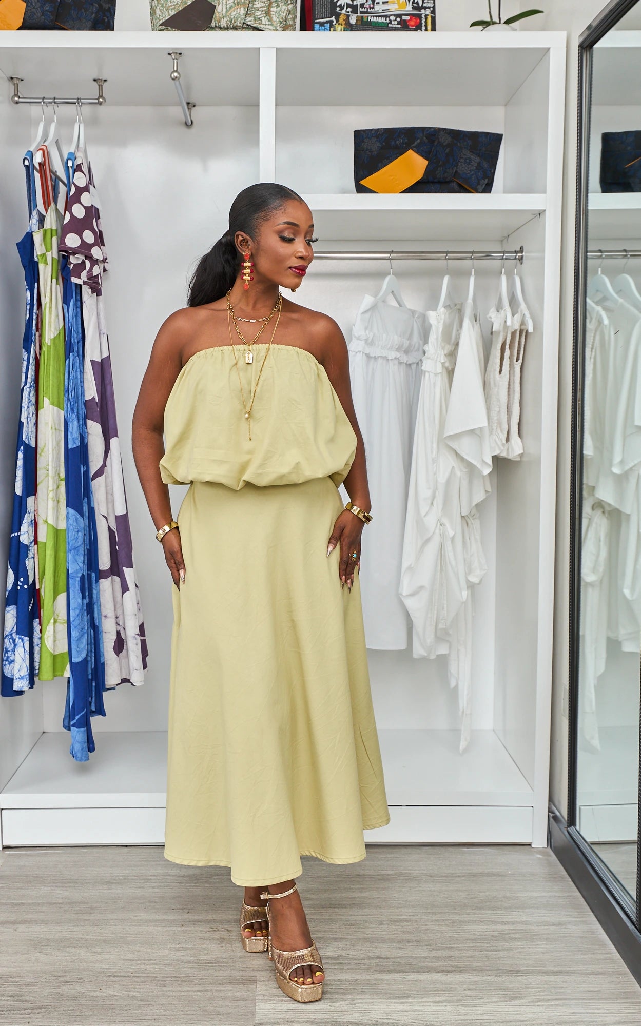 FIFI SKIRT SET AVOCADO