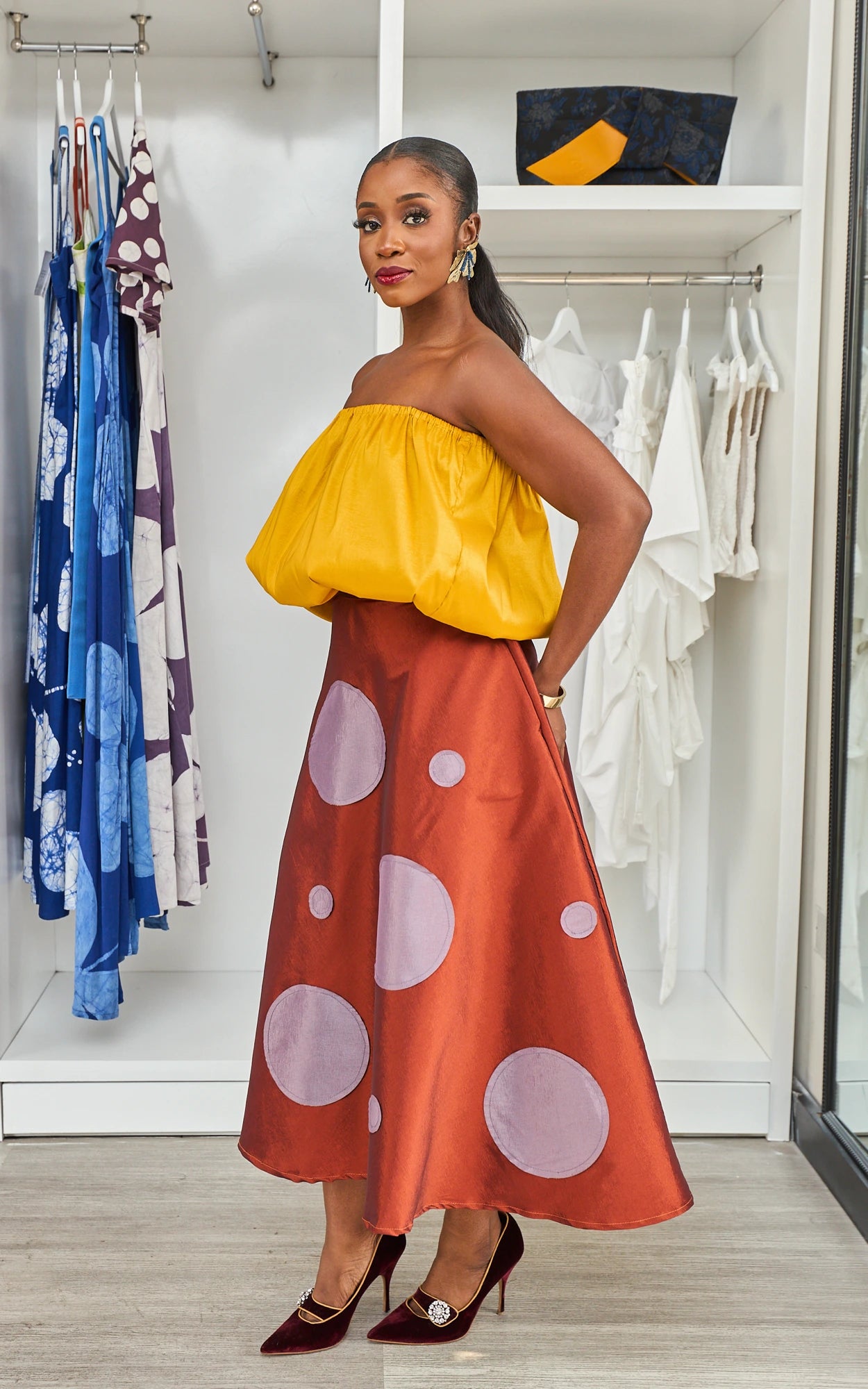 FIFI TOP MUSTARD