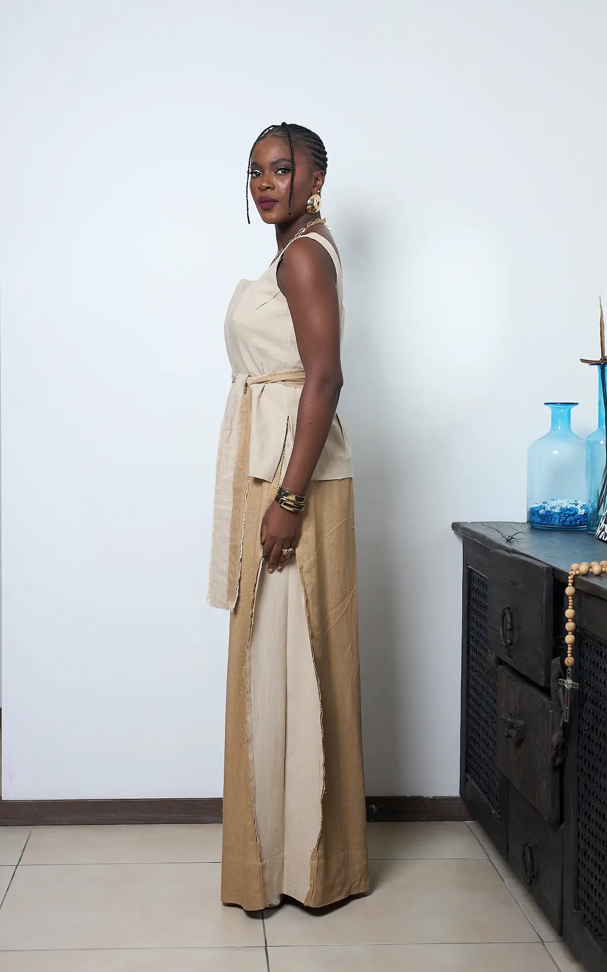 GIGI TROUSER SET CAMEL