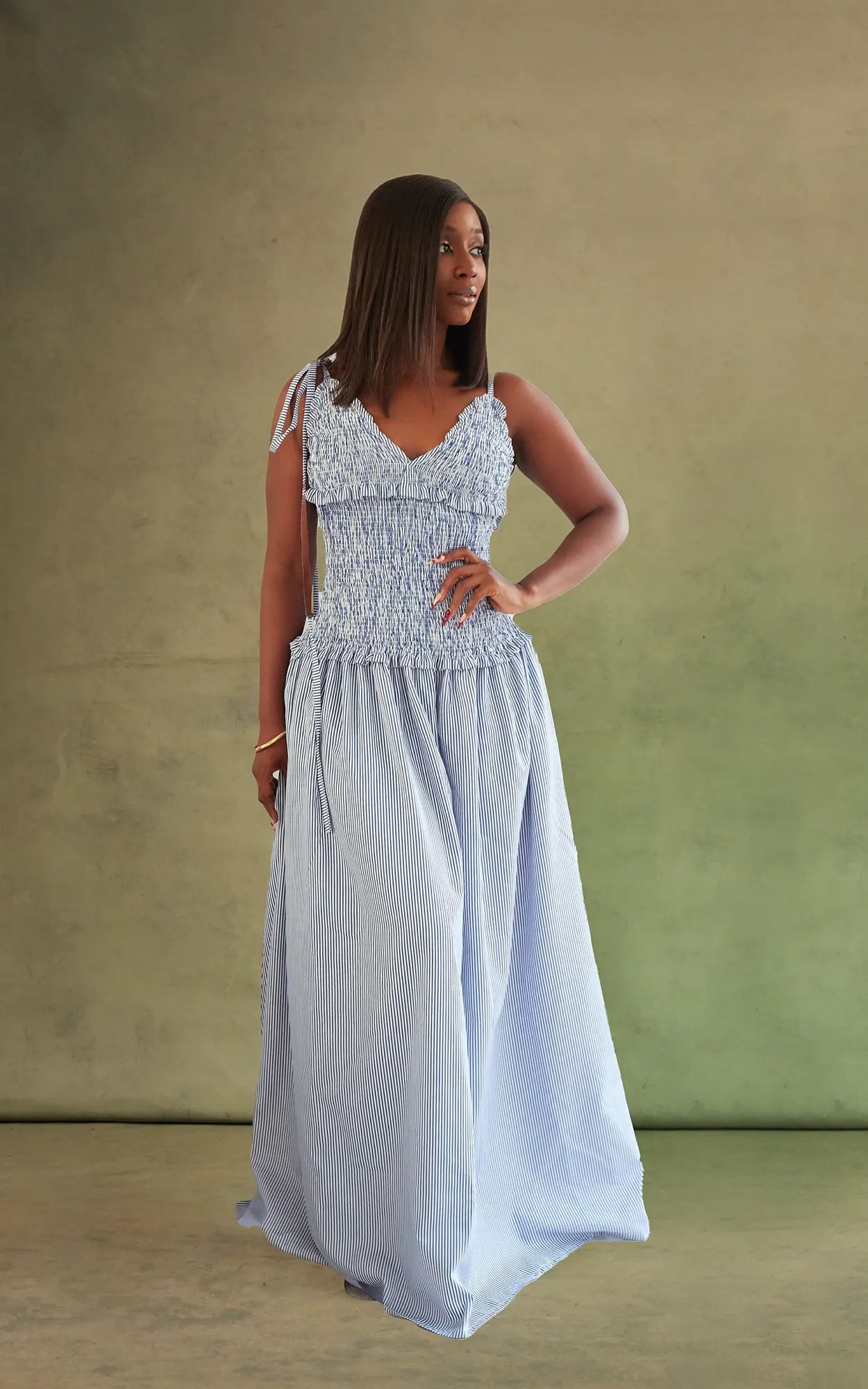VERANDA RUSHED DRESS