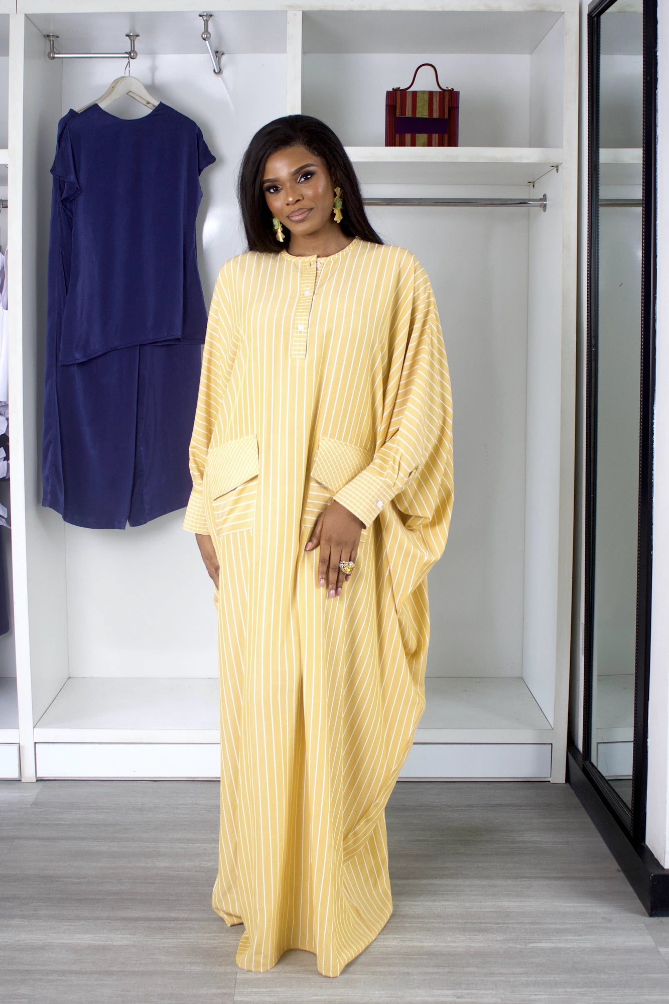 OBIM KAFTAN MUSTARD