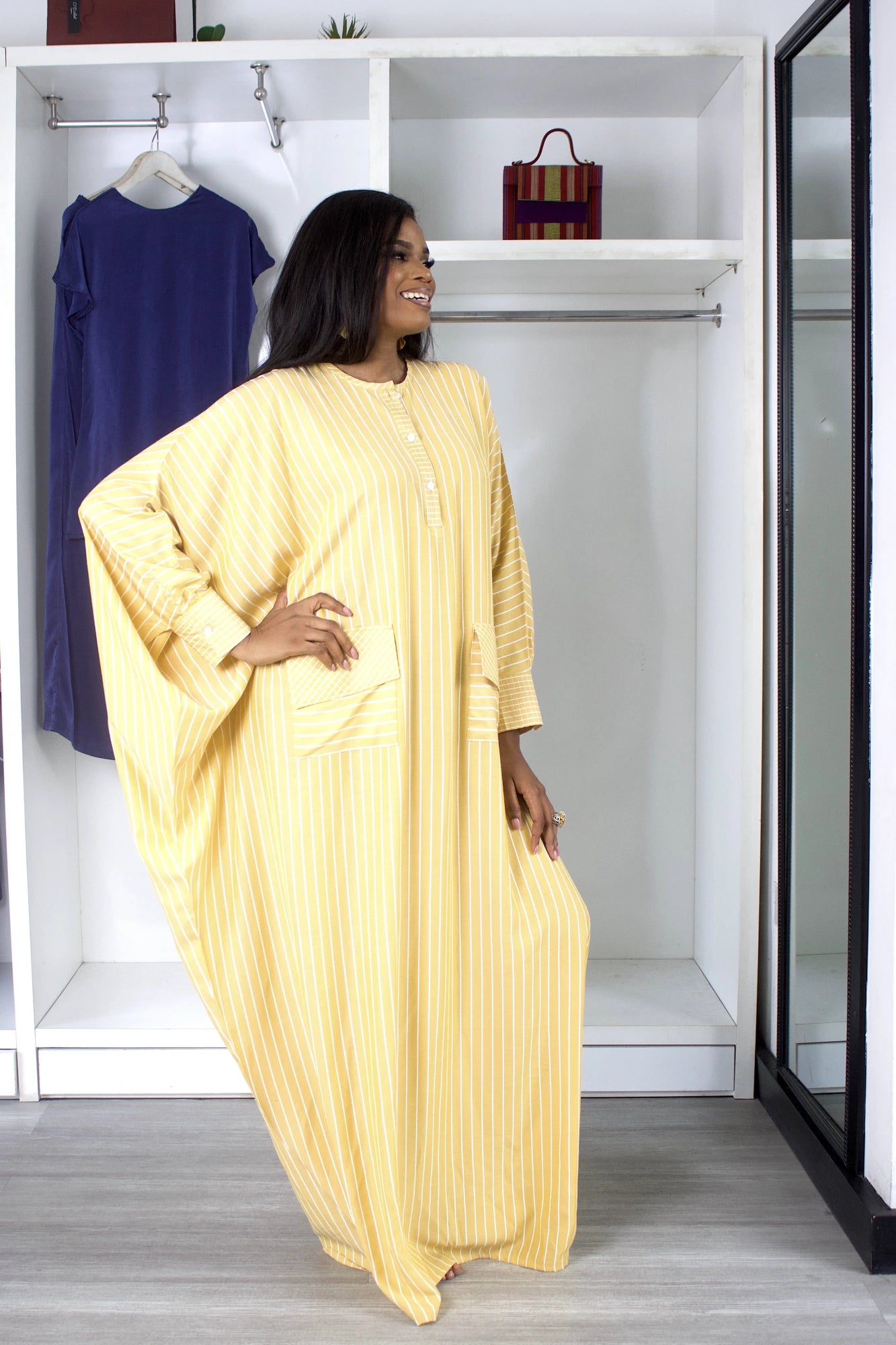 OBIM KAFTAN MUSTARD