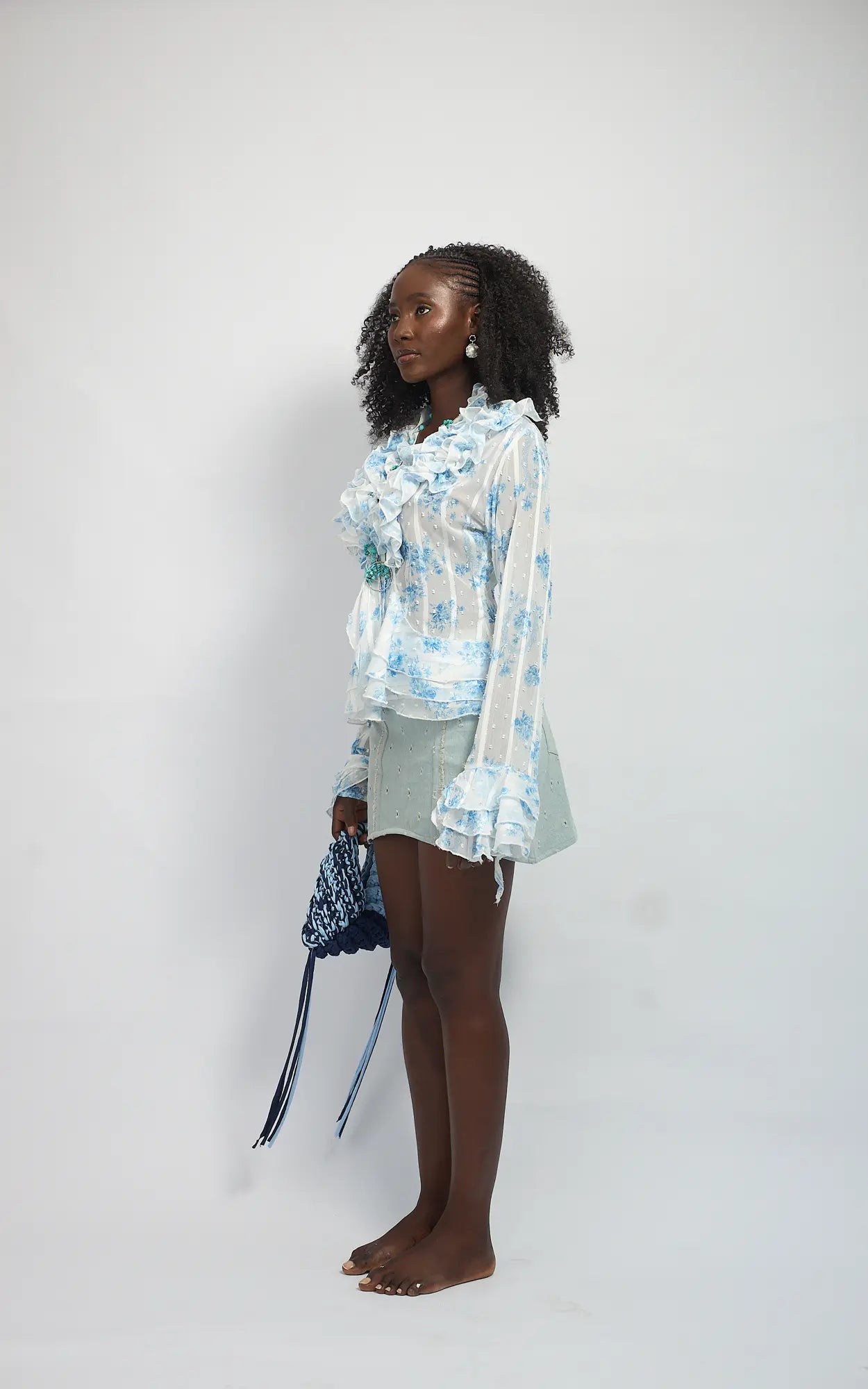 COVE RUFFLE BLOUSE