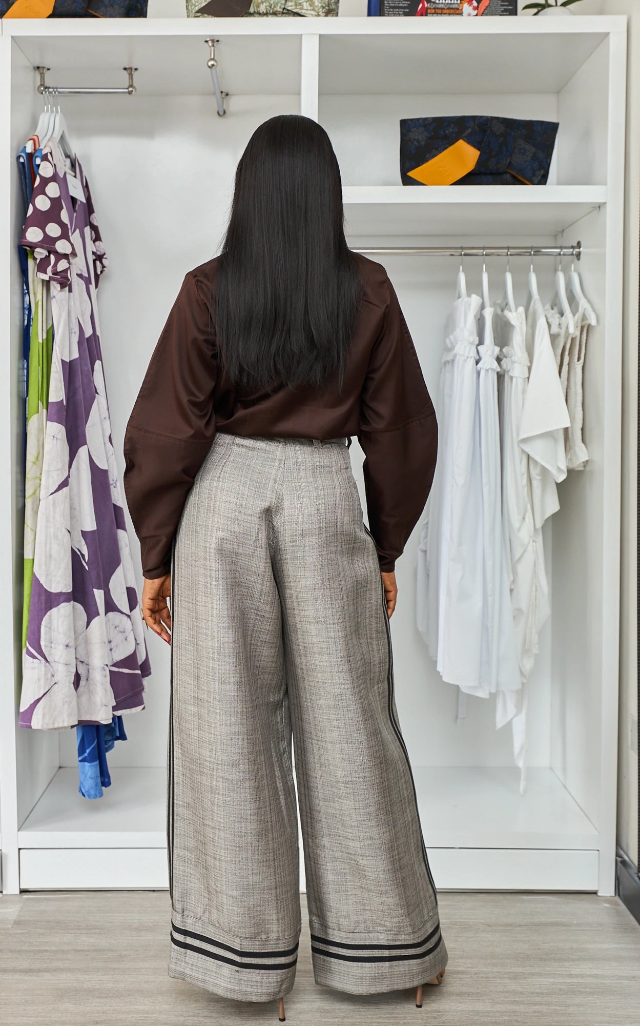 CHI-CHI TROUSERS GREY