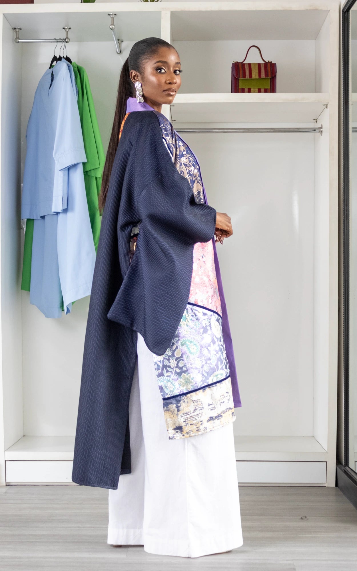 SOFIA KIMONO NAVY/LILAC