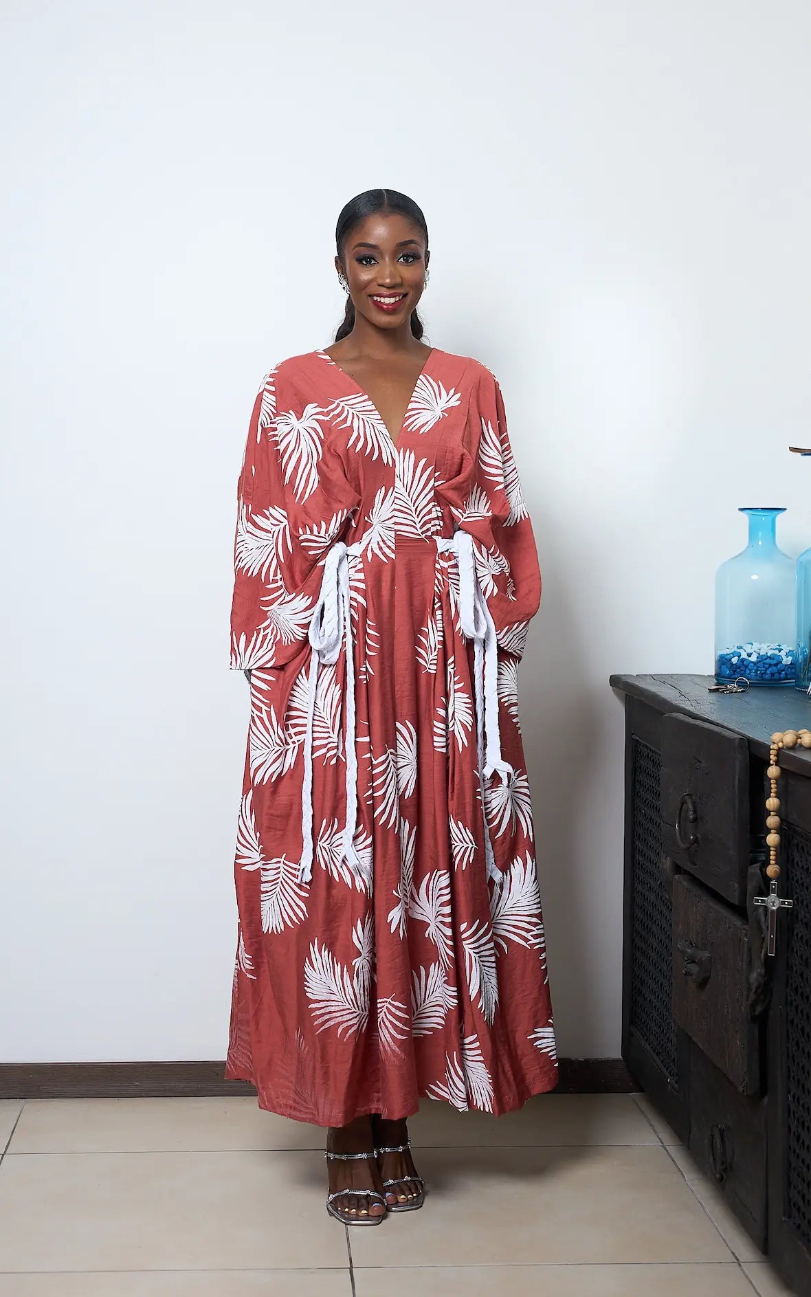 SYD DRESS TERRACOTTA