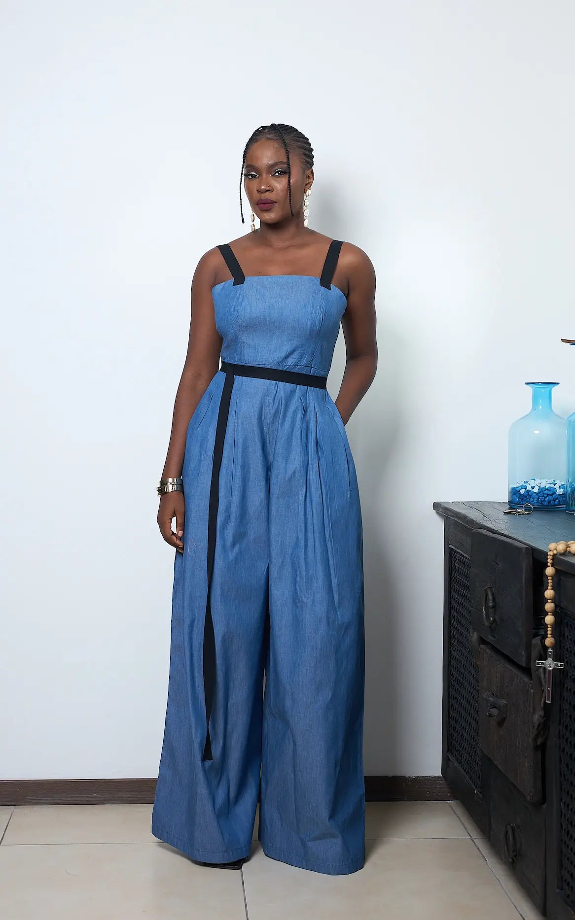 SYD JUMPSUIT BLUE