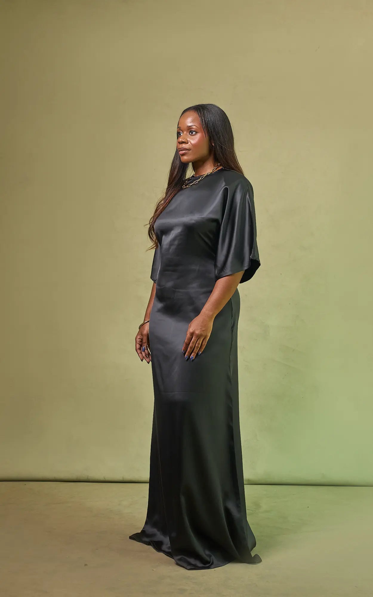 KORA SILK MAXI DRESS