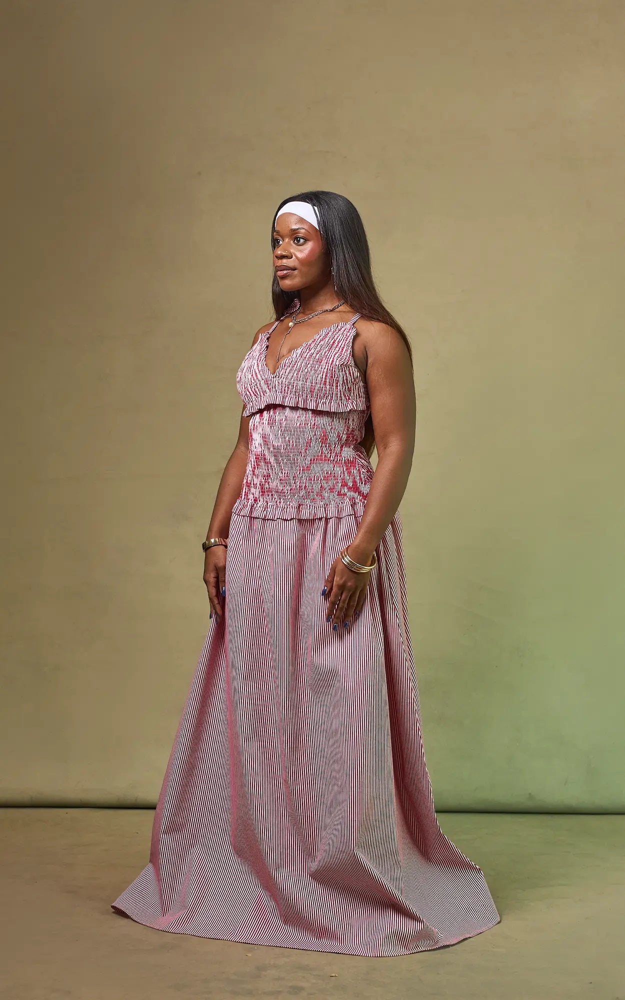 VERANDA RUSHED DRESS