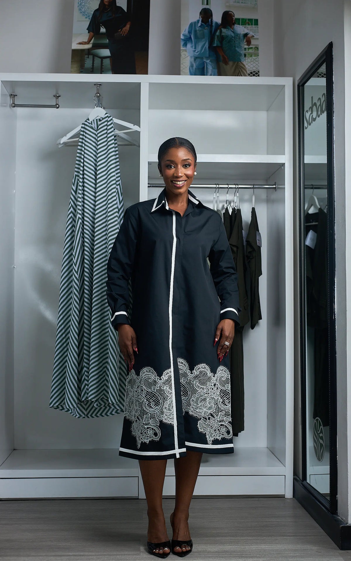 UCHE SHIRT DRESS