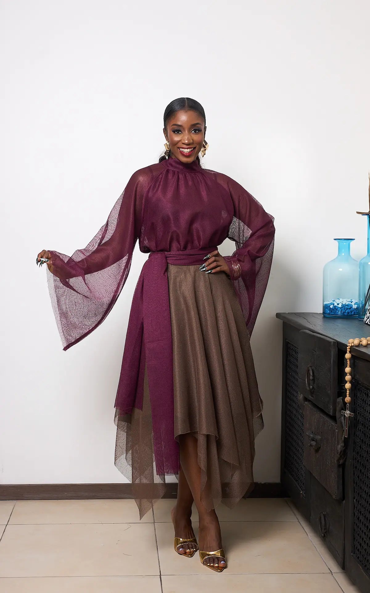 WILLOW SKIRT BROWN