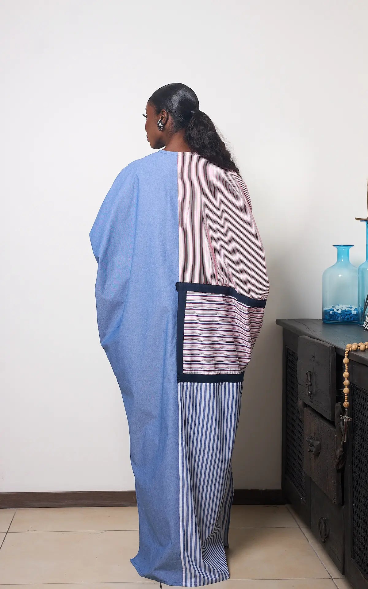 ZEN KAFTAN - DENIM MIX