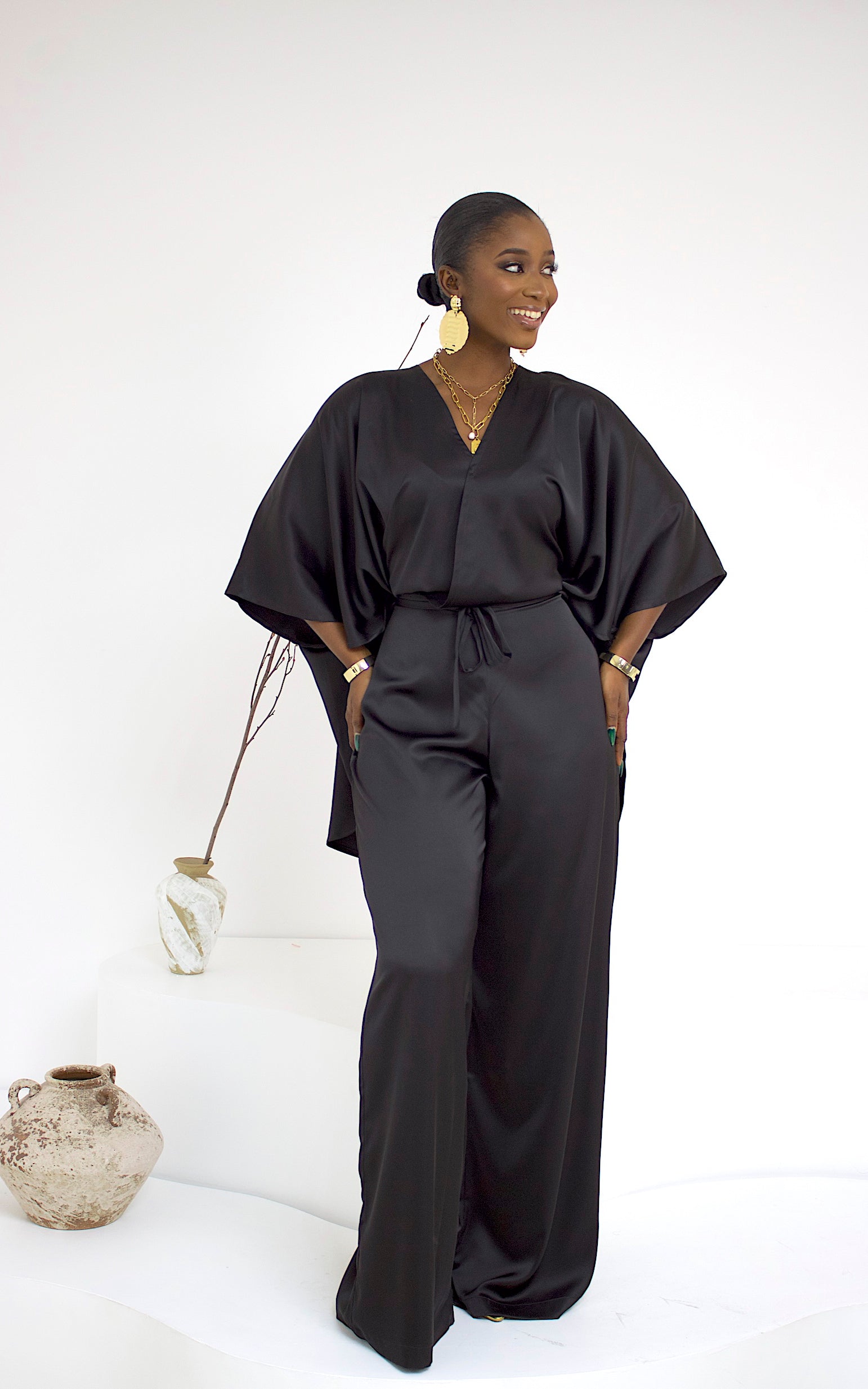 ZORA V TROUSER SET BLACK