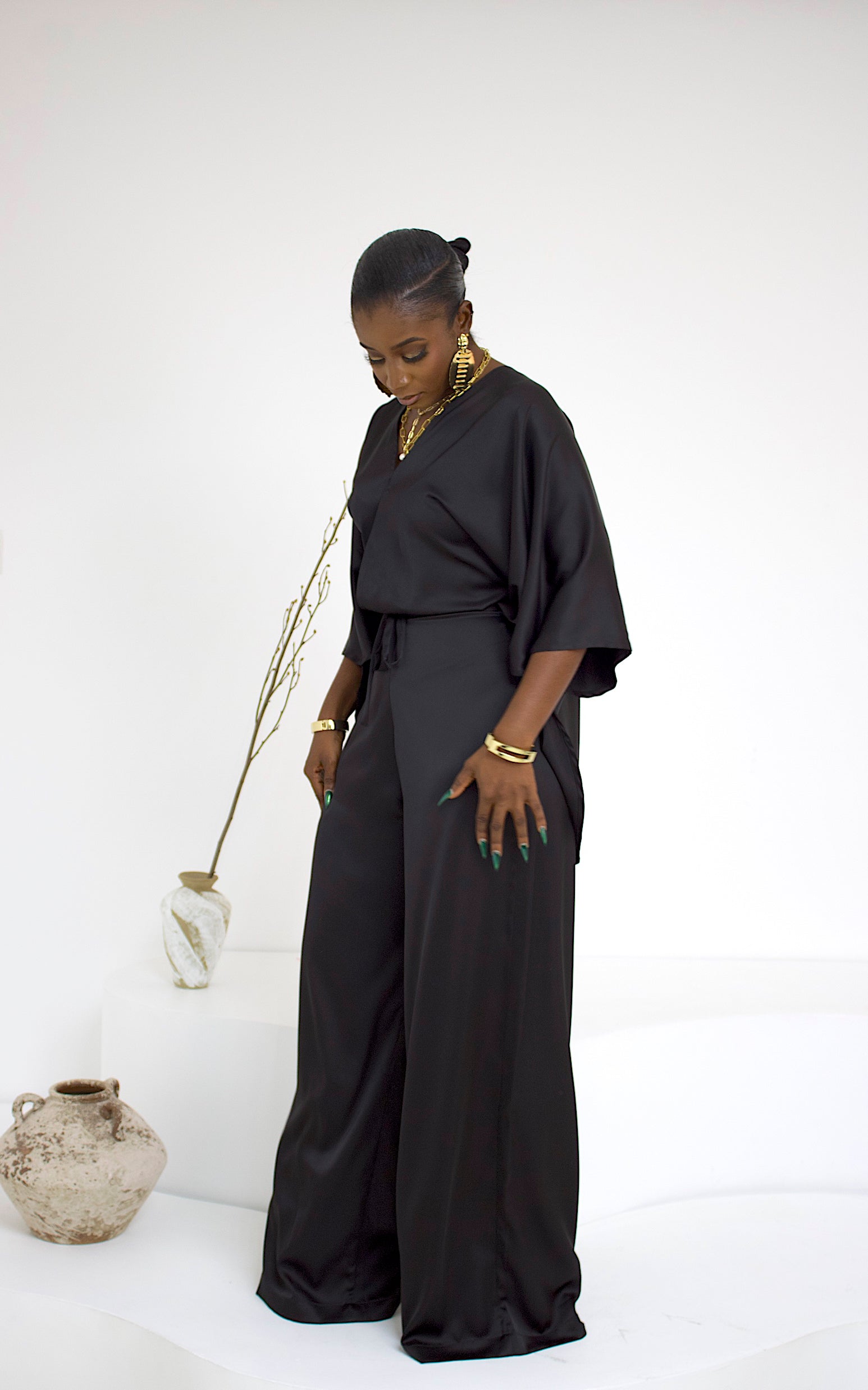 ZORA V TROUSER SET BLACK